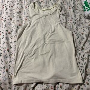 TNA Light Cream Sleeveless Top TnAction